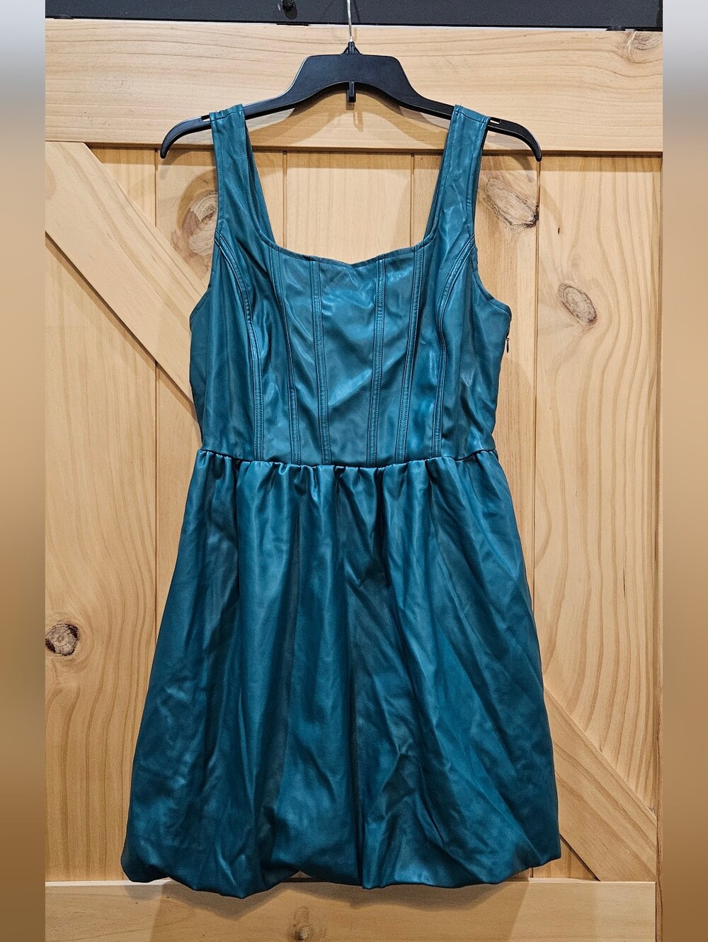NWOT | Sincerely Jules Vegan Leather Mini Dress | Large